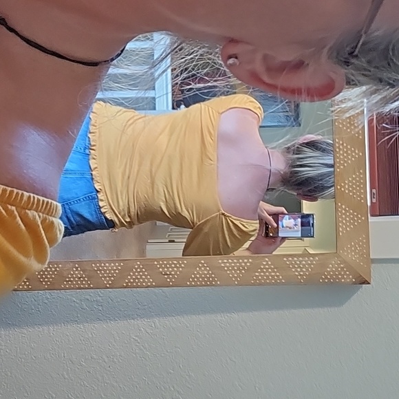 STUNNING THE GENERAL GOOD YELLOW GOLD DRAWSTRING 3/4 TOP - Picture 3 of 8